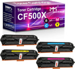 MM Much & More Compatible Toner Cartridge Replacement for HP 202X CF500X CF501X CF502X CF503X use for HP M254DW 254NW M280NW M281FDW M281FDN Printers (Black + Cyan + Magenta + Yellow)