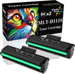 (2-Pack, Black) ColorPrint Compatible MLTD111S Toner Cartridge Replacement for Samsung M2020W D111S MLT-D111S 111S Work with Xpress SL M2020 M2022 M2022W M2070 M2070F M2070FW M2070W Laser Printer