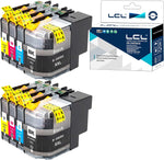 LCL Compatible Ink Cartridge Replacement for Brother LC20E LC20EBK LC20EC LC20EM LC20EY XXL MFC-J985DW MFC-J5920DW MFC-J775DW (8-Pack 2Black 2Cyan 2Magenta 2Yellow)