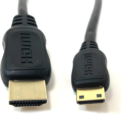 Micro Connectors, Inc. 6 feet Mini HDMI to HDMI Cable (M05-186-B)