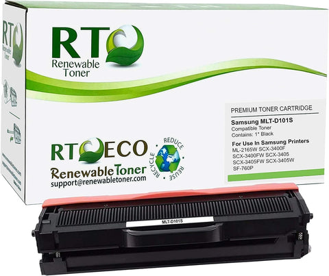 Renewable Toner Compatible D101S Cartridge Replacement for Samsung MLT-D101S ML-2165W SCX-3400F 3400FW 3405 3405FW 3405W