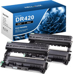 DR420 DR 420 Drum Unit Replacement for Brother DR420 DR-420 Drum Unit Use with Brother HL-2270dw HL-2280dw MFC-7360n Drum MFC 7860dw Drum HL-2130 HL-2220 HL-2230 Printer(2 Black)