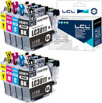 LCL Compatible Ink Cartridge Replacement for Brother LC3011 LC-3011 LC3011BK LC30113PKS LC-3011BK LC3011C LC3011M LC3011Y MFC-J491DW MFC-J497DW MFC-J690DW MFC-J895DW (8-Pack 2Bk 2Cyan 2M 2Y)