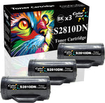 (3-Pack, Black, High Yield) ColorPrint Compatible S2810DN Toner Cartridge Replacement for Dell S2810 S2810X 2810DN Work with 593-BBMF 47GMH H815dw S2815 S2815dn Laser Printer
