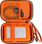 Tourmate Hard Case Compatible with LaCie Rugged Mini 1TB/ 2TB/ 4TB/ 5TB External Hard Drive Portable HDD, Case Only