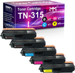 MM MUCH & MORE Compatible Toner Cartridge Replacement for Brother TN-310 TN-315 TN315 TN315H for HL-4150CDN 4570CDWT 4570CDW MFC-9970CDN 9460CDN 9560CDN 9970CDW (2 Black, Cyan, Magenta, Yellow) 5-Pack