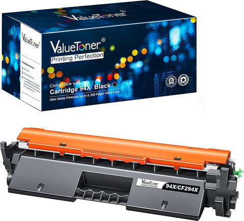 Valuetoner Compatible Toner Cartridge Replacement for HP 94X CF294X High Yield 94A CF294A to use with Pro MFP M148dw, M148fdw, M149fdw, M118dw, M148, M149, M118 Printer (1 Black)