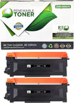 Renewable Toner Compatible Toner Cartridge Replacement for Brother TN-450 TN450 Laser Printers DCP-7060 7065 HL-2130 - HL-2280 Intellifax 2840 2940 MFC-7240 7360 7365 7460 7860 (Pack of 2 Black)