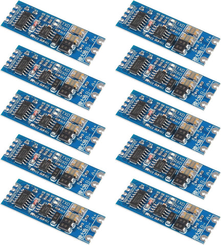 ACEIRMC 10pcs TTL to RS485 485 to Serial UART Level Reciprocal Hardware Automatic Flow Control UART to RS485 Converter RS485 to TTL
