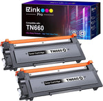 E-Z Ink Pro Compatible TN660 TN-660 Toner Cartridge Replacement for Brother TN660 TN-660 TN630 High Yield Compatible with HL-L2300D HL-L2380DW HL-L2320D DCP-L2540DW MFC-L2700DW MFC-L2685DW (2 Black)