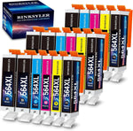 BINKSYLER 564XL Ink Cartridges Combo Pack Replacement for HP 564 564XL with Photosmart 5510 5520 6510 7520 DeskJet 3520 3522 Officejet 4620 Premium C309A C410A (5BK,3PB,3Y,3M,3C),17 Pack