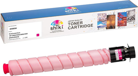 SHIKI Compatible Toner Cartridge for Ricoh/Lanier/Savin MP C3003/C3503/C3004/C3504 Magenta (841815) 18,000 Pages (Magenta)