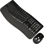 Microsoft Wireless Comfort Desktop 5050 - Black. Wireless, Ergonomic Keyboard and Mouse Combo. Built-in Palm Rest and Comfort Curve Design. Customizable Windows Shortcut Keys