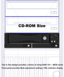 RAIDON iR2301 (1 CD-ROM Bay RAID 0/1 + JBOD Internal RAID Module)