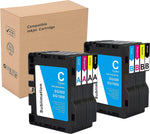 INK+ SG500 SG1000 Sublimation Ink Cartridge Compatible for Sawgrass Virtuoso SG500 SG1000 Printer (2 Black, 2 Cyan, 2 Magenta, 2 Yellow, 8-Pack), A+B(8 Pack)