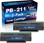 EASYPRINT (Double Black) PB211 PB-211 Compatible Toner Cartridge Replacement for Pantum PB-211EV PB211EV Used for P2500 P2500W P2502W M6550NW M6552NW M6600NW M6602NW M6600N M6602N, (2-BlackPack)