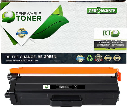 Renewable Toner Compatible Toner Cartridge High Yield Replacement for Brother TN-439 TN439BK Printers HL-L9310CDWT HL-L9310CDW HL-L9310CDWTT MFC MFC-L8900CDW MFC-L9570CDW MFC-L9570CDWT (Black)