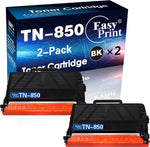 EASYPRINT Compatible TN-850 TN850 Toner Cartridge Work for Brother L5700DW L6200DW L6300DW L6400DW MFC-L5800DW L5850DW L5900DW L6700DW L6750DW L6800DW L6900DW DCP-L5650DN HL-L5000D, (2 Black)