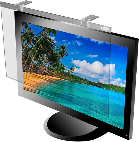 Kantek LCD Protect Anti Glare Computer Screen Cover, Fits 19" & 20" Widescreen Monitors, Frameless, Enhances Contrast and Color