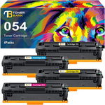 Toner Bank Compatible 054 Toner Cartridge Replacement for Canon 054 054H CRG-054 Color ImageCLASS MF644Cdw MF642Cdw LBP622Cdw MF641Cw MF644 Printer Ink (Black Cyan Magenta Yellow, 4-Pack)