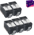 Mutikor Compatible 902XL Black Ink Cartridge Replacement for 902 XL T6M14AN Use with OfficeJet Pro 6968 6978 6958 6962 6954 6960 6970 6979 6950 6975 (5 Black)