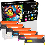 ColorPrint Compatible CLP315 Toner Cartridge Replacement for Samsung 409S CLT-409S CLT409S Work with CLP-315 CLP-310 CLP-310N CLP-315W CLX-3170 CLX 3175FN 3175FW 3175N Printer (5-Pack, 2BK,1C,1M,1Y)