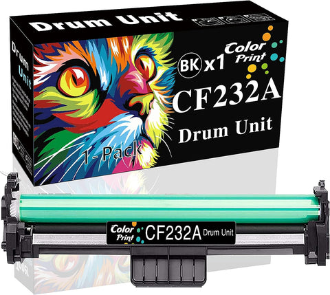 1-Pack ColorPrint Compatible Drum Unit Replacement for HP CF232A 32A 232A Imaging Used for CF230A CF230X 30X Laser Jet Pro M203d M203dn M203dw MFP M227fdn M227fdw M148dw M118dw M148fdw M230fdw Printer