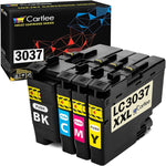 Cartlee 4 Compatible Ink Cartridges Replacement for Brother LC3037 XXL Super High Yield for Brother MFC-J5845DW XL MFC-J5945DW MFC-J6545DW XL MFC-J6945DW - 1 Black, 1 Cyan, 1 Magenta, 1 Yellow