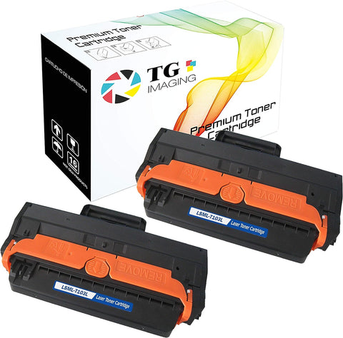 2-Pack TG Imaging 2xBlack Compatible MLT-D103L Toner Cartridge Replacement for Samsung MLTD103L ML-2950ND 2955ND 2955DW SCX-4729FW 4729FD 4701ND 4728FD 4729FD Toner Printer