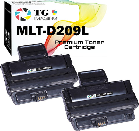 2-Pack TG Imaging Compatible MLT-D209L Toner Cartridge Replacement for MLTD209L (2xBlack Combo Set) for use in ML-2855 SCX-4824 SCX-4828 Toner Printer