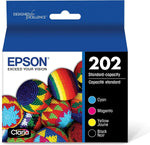 EPSON T202 Claria -Ink Standard Capacity Black & Color -Cartridge Combo Pack (T202120-BCS) for Select Epson Expression and Workforce Printers