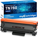 MYCARTRIDGE Compatible Toner Cartridge Replacement for Brother TN-760 TN760 TN-730 TN730 to use with HL-L2350DW HL-L2370DW HL-L2390DW MFC-L2710DW MFC-L2750DW HL-L2395DW DCP-L2550DW (1-Black)