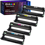 E-Z Ink (TM Compatible Drum Unit Replacement for Brother DR223CL DR223 DR-223 Compatible with MFC-L3770CDW MFC-L3750CDW HL-L3230CDW HL-L3290CDW HL-L3210CW (Black, Cyan, Magenta, Yellow, 4 Pack)