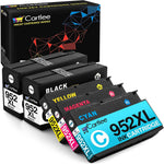 Cartlee Compatible Ink Cartridges Replacement for HP 952xl Ink Cartridges Combo Pack for HP 952 Ink Cartridges Combo Pack for HP952XL for 8710 Printer for HP Ink 952 XL for HP952 Black and Color 5pk