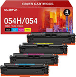 054H Toner Cartridge Set 4 Pack | Works with Canon Color imageCLASS MF642Cdw Toner Cartridges, MF644Cdw, MF641Cdw, MF644Cdw, LBP622Cdw Laser Printer