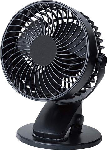 Small Desk Fan USB Powered Portable Fan 2 Speeds, Quiet Noiseless Personal Fan - Perfect for use on Nightstands, Tabletops, Desks and more