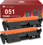 Toner Kingdom Compatible Toner Cartridge Replacement for Canon 051 for Canon ImageCLASS LBP162dw MF267dw MF264dw MF269dw Printer (Black, 2 Packs)