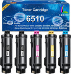 Ledes Compatible Toner Cartridge Replacement for Xerox Phaser 6510 6510/DN 6510/DNI, WorkCentre 6515 6515/DN 6515/DNI Printer High Yield (2 Black, 1 Cyan, 1 Magenta, 1 Yellow, 5 Pack)