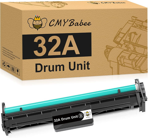 CMYBabee Compatible Drum Unit Replacement for HP 32A CF232A Drum for HP Pro M203dw M148dw M227fdw M118dw M148fdw M227fdn Printer (Black, 1 Pack)