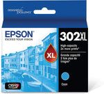 EPSON T302 Claria Premium -Ink High Capacity Cyan -Cartridge (T302XL220-S) for select Epson Expression Premium Printers