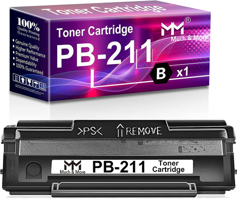 MM MUCH & MORE Compatible Toner Cartridge Replacement for Pantum PB-211 PB-211EV PB-210 to Used for P2500 P2500NW P2502W M6552NW P2500W M6600N M6550NW M6600NW M6602NW Series Printers (1 Pack)