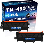 2-Pack Compatible TN450 TN-450 Toner Cartridge TN-420 Used for Brother DCP-7060D DCP-7065DN HL-2220 HL-2270DW HL-2240D MFC7360N Printer (2X Black), by EasyPrint