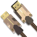 Monster M-Series Certified Premium HDMI Cable 2.0, Features 4K Ultra HD at 60Hz Refresh Rate, Duraflex Jacket, and Triple Layer Shielding, 25 Gbps - 16.4 ft