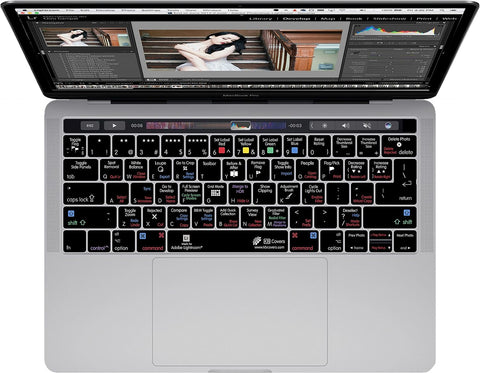 KB Covers Lightroom QWERTY Keyboard Cover with MacBook Pro Touch Bar (Late 2016) 19152
