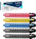 LCL Compatible Toner Cartridge Replacement for Ricoh 821243 821246 821245 821244 SP C435 C435DN C435A (5-Pack 2Black Cyan Magenta Yellow)