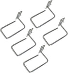 CNAweb 1U Vertical Server Rack Cable Management Minder D-Ring Hook Cable Organizer - Pack of 5