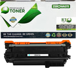 Renewable Toner Compatible Toner Cartridge Replacement for HP 507A CE401A for use in Enterprise 500 M570 M575 M551 (Cyan)