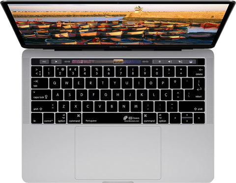 KBCovers - Keyboard Cover for Portuguese Language fits Apple MacBook Pro 13 & 15 inch w/Touch Bar (Late 2016+)