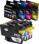 EASYPRINT (1-Set) Compatible LC-3039xxl Ink Cartridge Replacement for Brother LC3039xxl for MFC-J5845DW, J5845DW XL, J5945DW, J6545DW, J6545DW XL, J6945DW, (Black, Cyan, Magenta, Yellow)