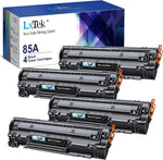 LxTek Compatible Toner Cartridge Replacement for HP 85A CE285A to Compatible with Laserjet Pro P1102W Pro P1109W M1212NF M1217NFW (Black, 4-Pack)